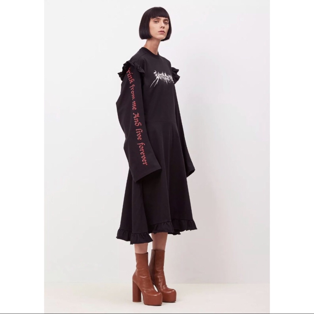 NEW* VETEMENTS Demna Gvasalia oversized 70's dress